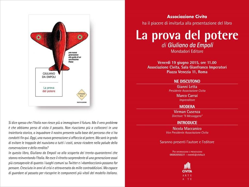 Il nuovo libro di Giuliano Empoli, “La prova del potere”