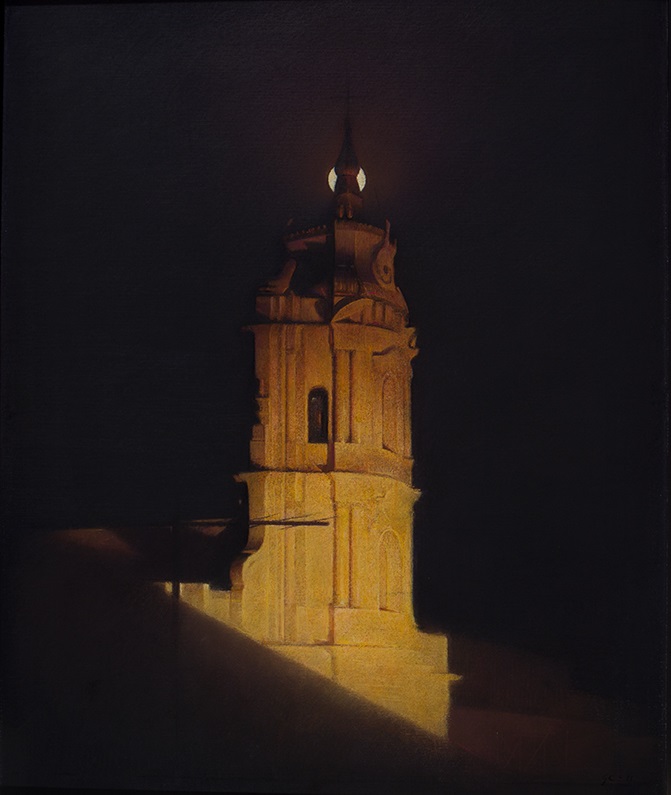 GIUSEPPE COLOMBO, Notturno - pastello su carta - cm 46x37 - 2012