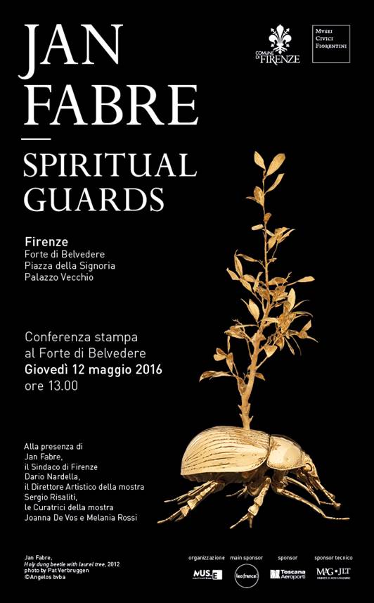 Jan Fabre con "Spiritual Guards" al Forte di Belvedere di Firenze