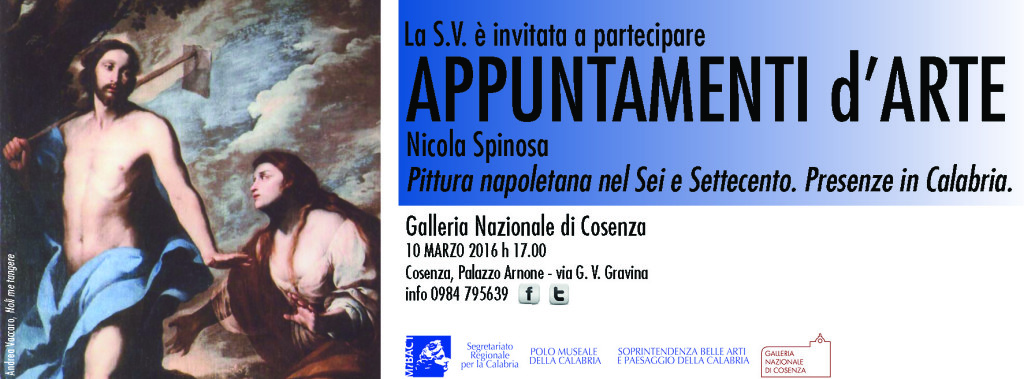 Appuntamenti d'arte - Spinosa 10 marzo 2016 palazzo arnone