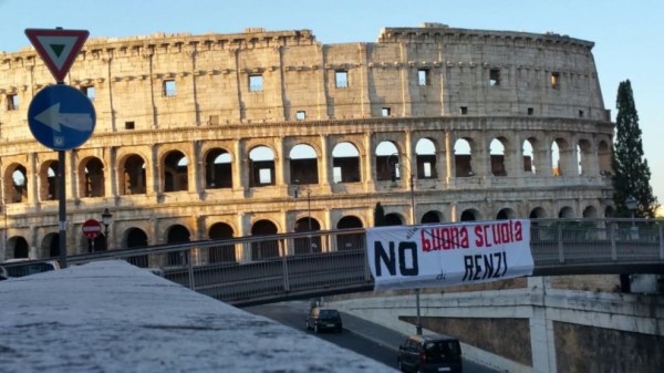 Catania, Protesta contro la legge 107/2015 No alla ‘buona scuola’