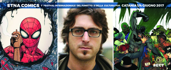 Locandina annuncio Giuseppe Camuncoli ad Etna Comics 2017
