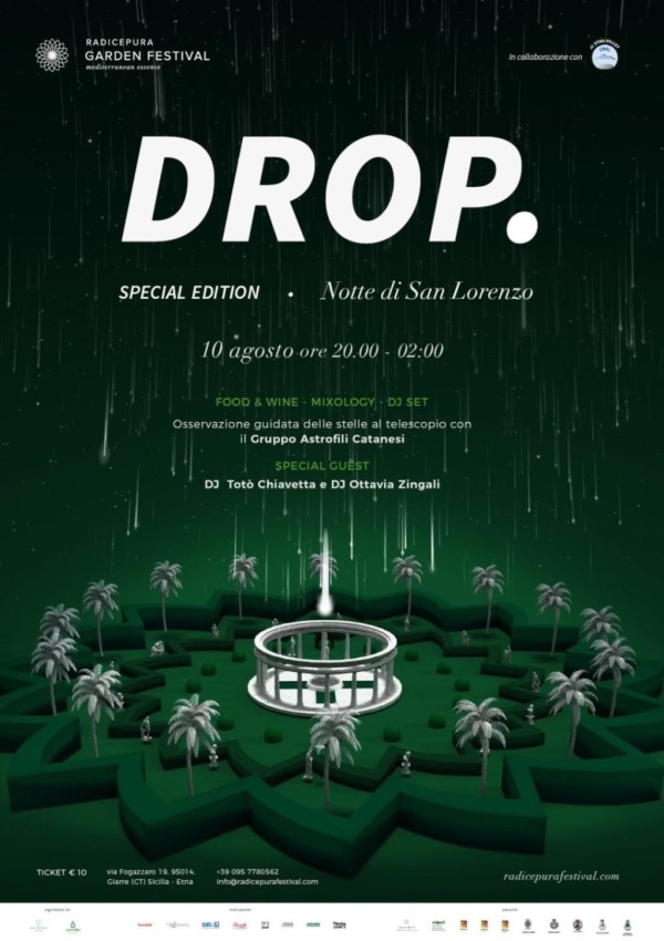 Locandina Drop 10 agosto