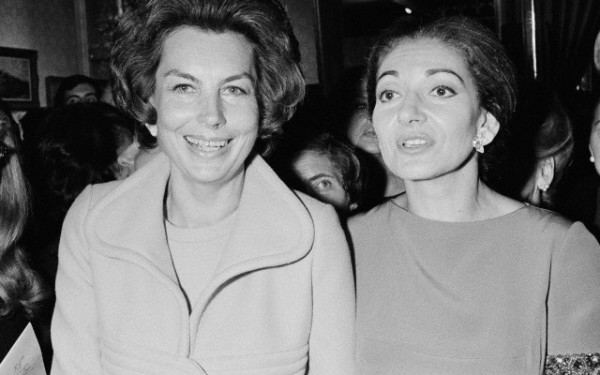 In foto, Liliane Bettencour e Maria Callas 