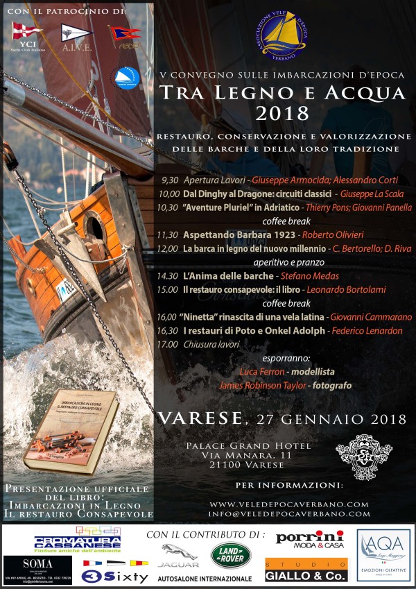 Locandina Convegno Barche Epoca 2018