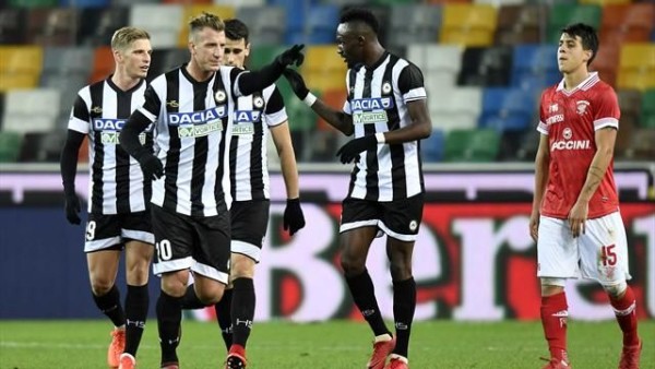 Tim Cup: Udinese superba contro il Perugia