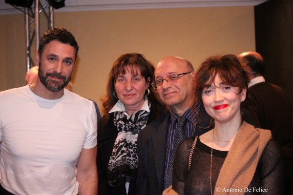 Con Raoul Bova e Chiara Francini