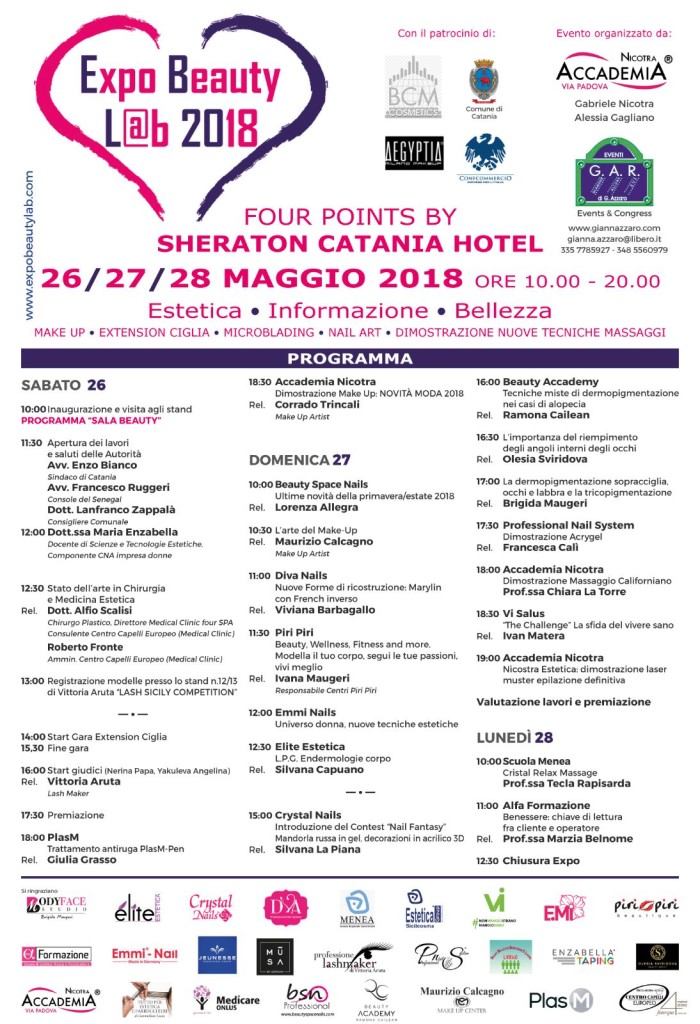 Expo Beauty Lab 2018 al Four Point by Sheraton