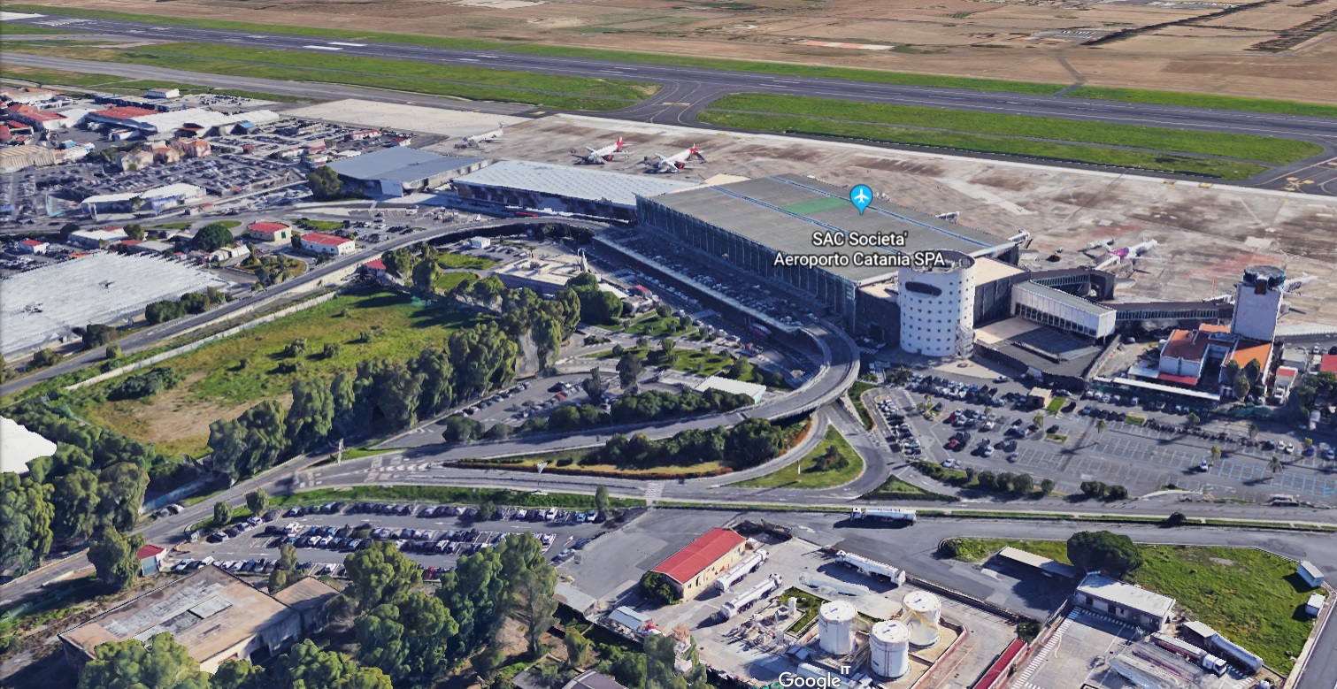 Aeroporto di Catania (Fonte Google Earth)
