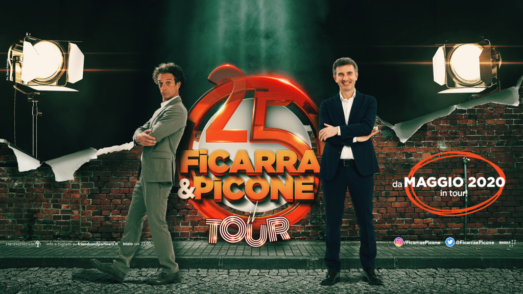 FICARRA E PICONE – Nel 2020 tour a Palermo e Taormina