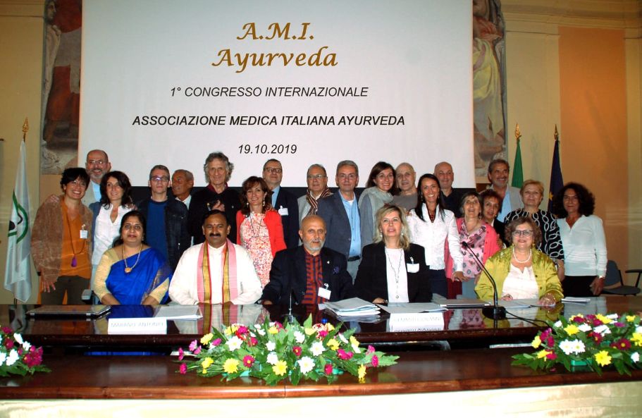 congresso Ayurveda foto di gruppo