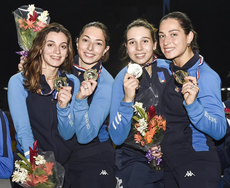 ITALIA Spada femminile CUBA podio