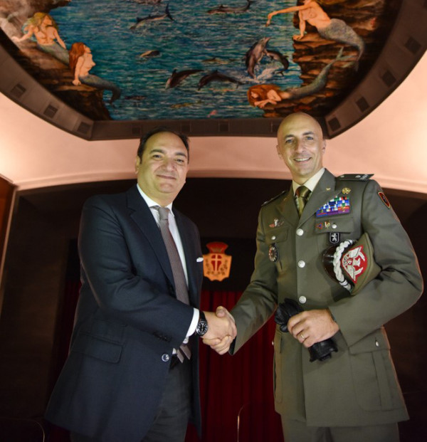Il Presidente Miloro e il Generale Pisciotta