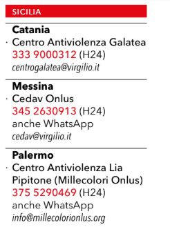 centri antiviolenza sicilia