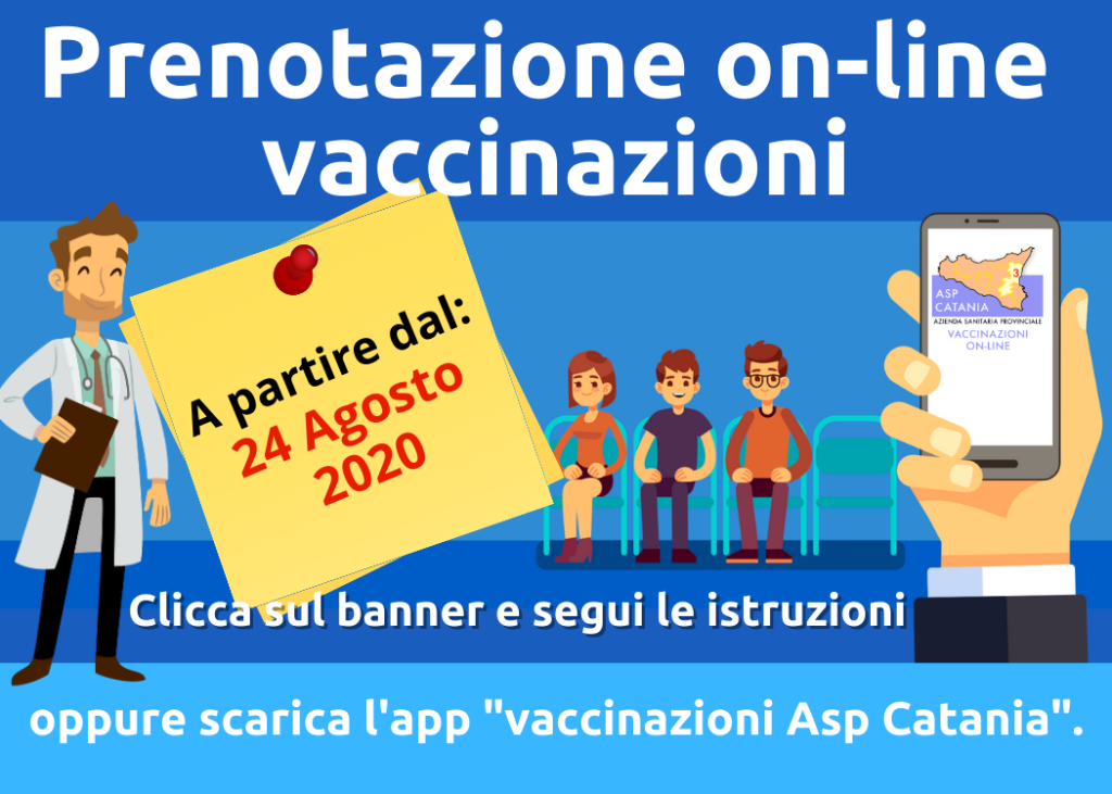 Asp Catania - vaccinazioni on line