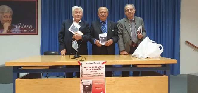 I vecchi giornalisti -Licciardello, Petralia, Almirante