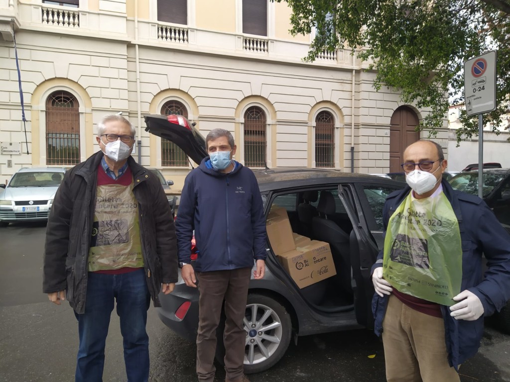 CS_03.12.20 - I volontari da sx Giorgio Fallica, Francesco Denaro e Francesco Valora