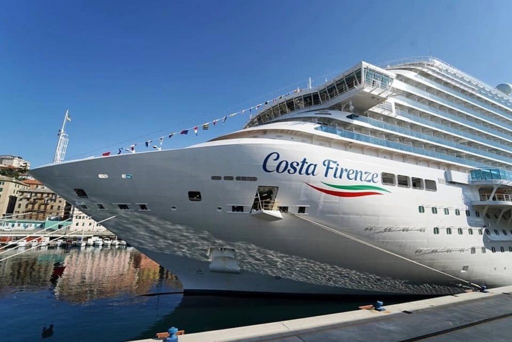 Si prova a ripartire: il Porto di Catania ospita Costa Firenze, la prima nave da crociera della stagione