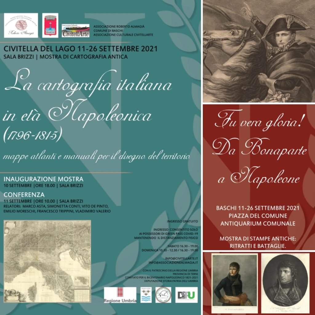 Napoleone e l’Europa attraverso la cartografia e la stampa antica: due prestigiose mostre a Baschi e Civitella del Lago