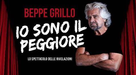 Beppe Grillo a Catania e Palermo con lo spettacolo “Io sono il peggiore”