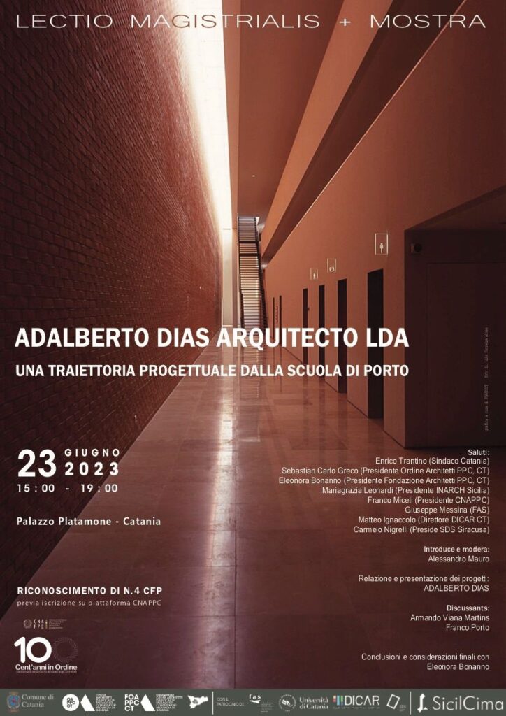 Catania ospita l’Architettura Internazionale: in arrivo la Mostra di Adalberto Dias