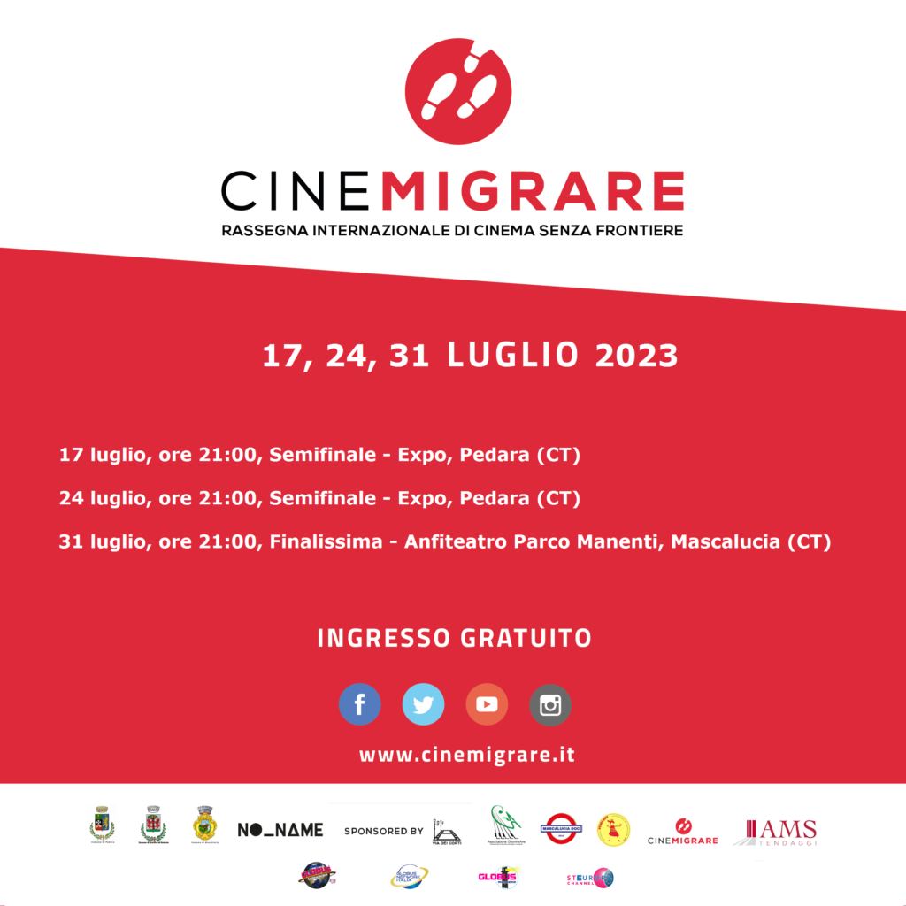 CineMigrare e Sicily International Short League: torna il Cinema d’Estate il 17, 24 e 31 luglio a Catania