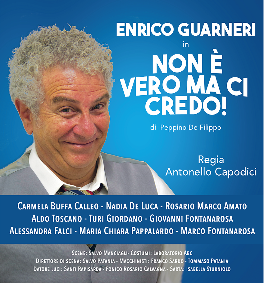 Enrico Guarneri porta sull’Etna “Non è vero ma ci credo!”