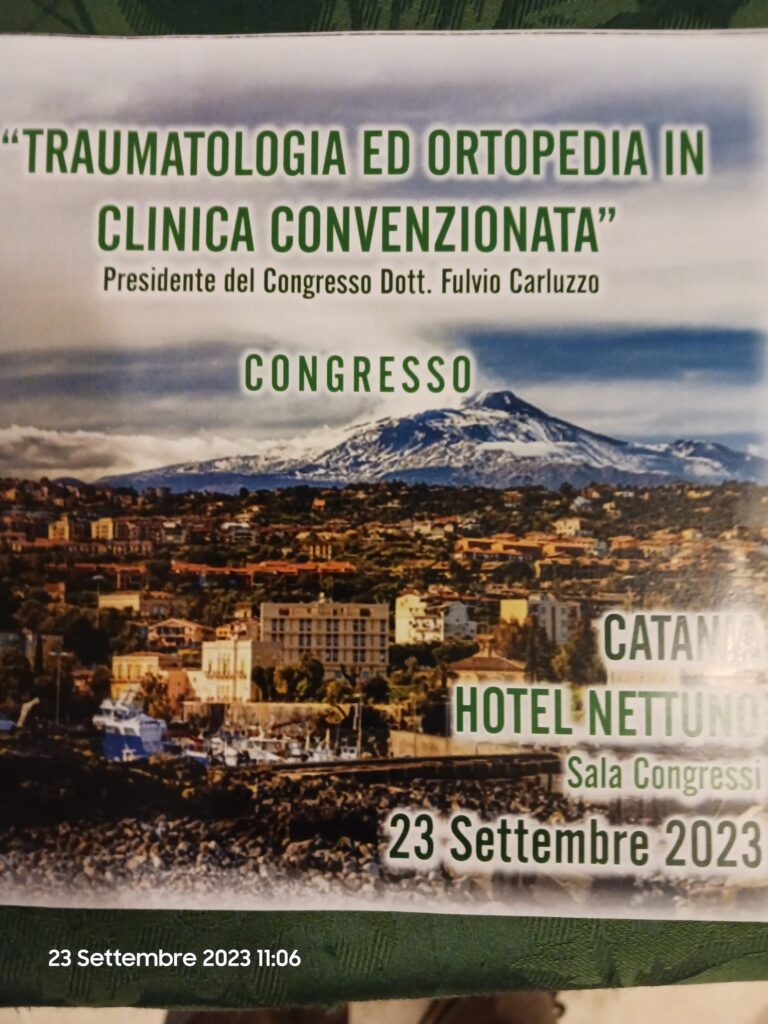 Grande partecipazione al Congresso “Traumatologia e  Ortopedia in Clinica Convenzionata” in età pediatrica e adulta