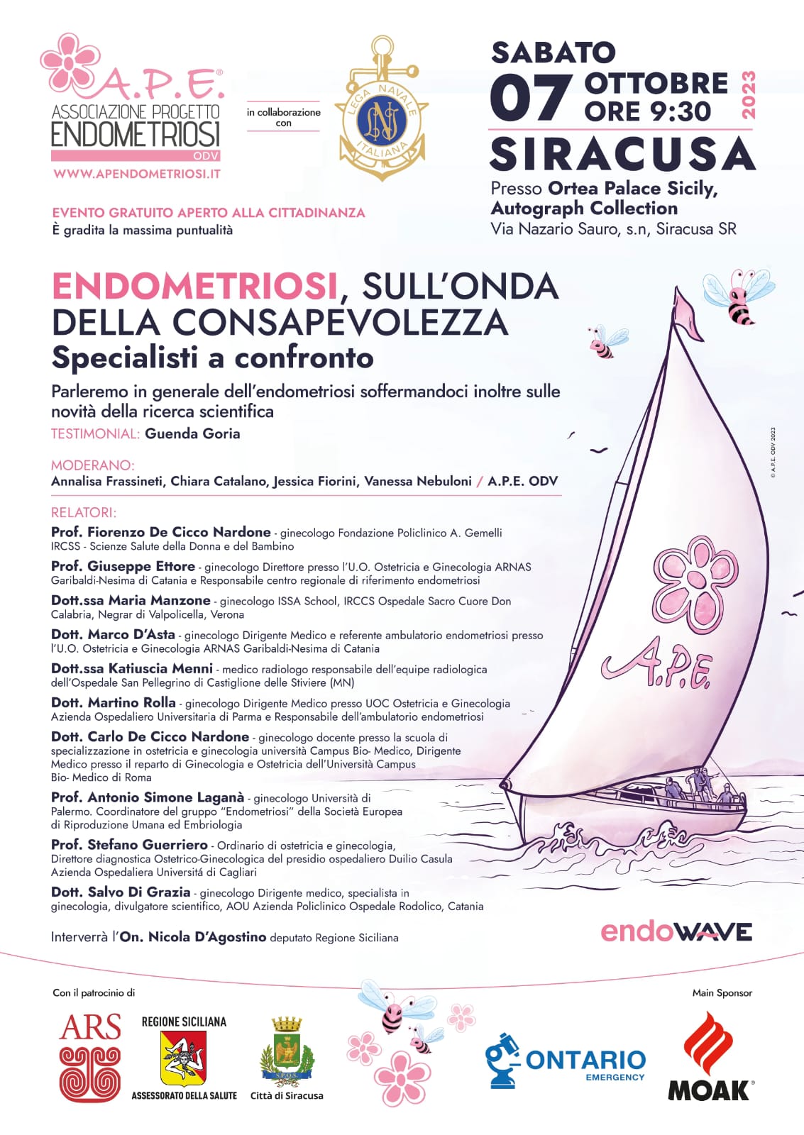 Endo Wave: Endometriosi sull’onda della consapevolezza, veleggiata di sensibilizzazione 2023
