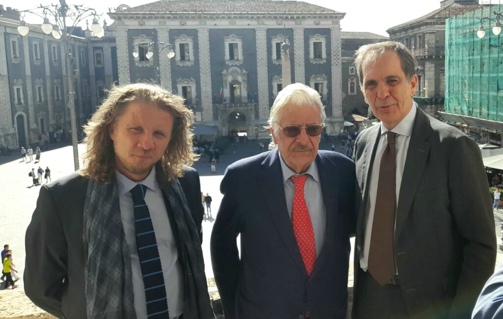 Palazzo degli Elefanti: il sindaco Trantino incontra Giancarlo Giannini e il cast del docufilm “Un viaggio per incontrare Mimì”