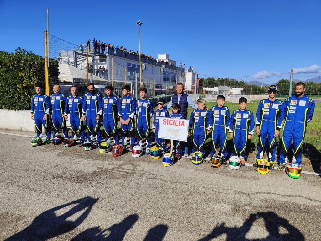 La Sicilia fa ottima squadra nella finale Karting a Battipaglia
