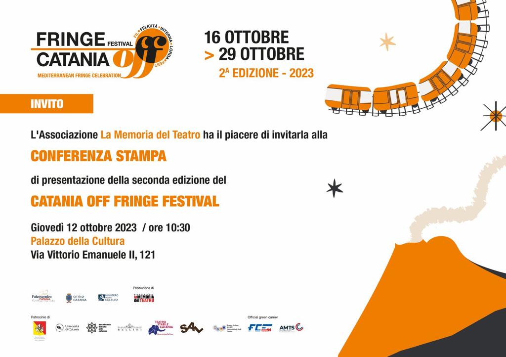Catania Off Fringe Festival, dal 16 al 29 Ottobre 2023
