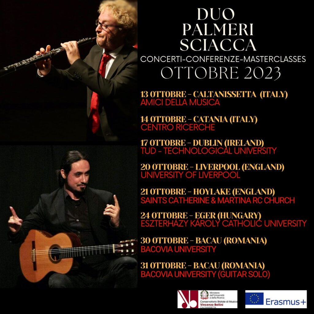 Duo Palmeri-Sciacca si esibiscono all’Europe Tour October 2023