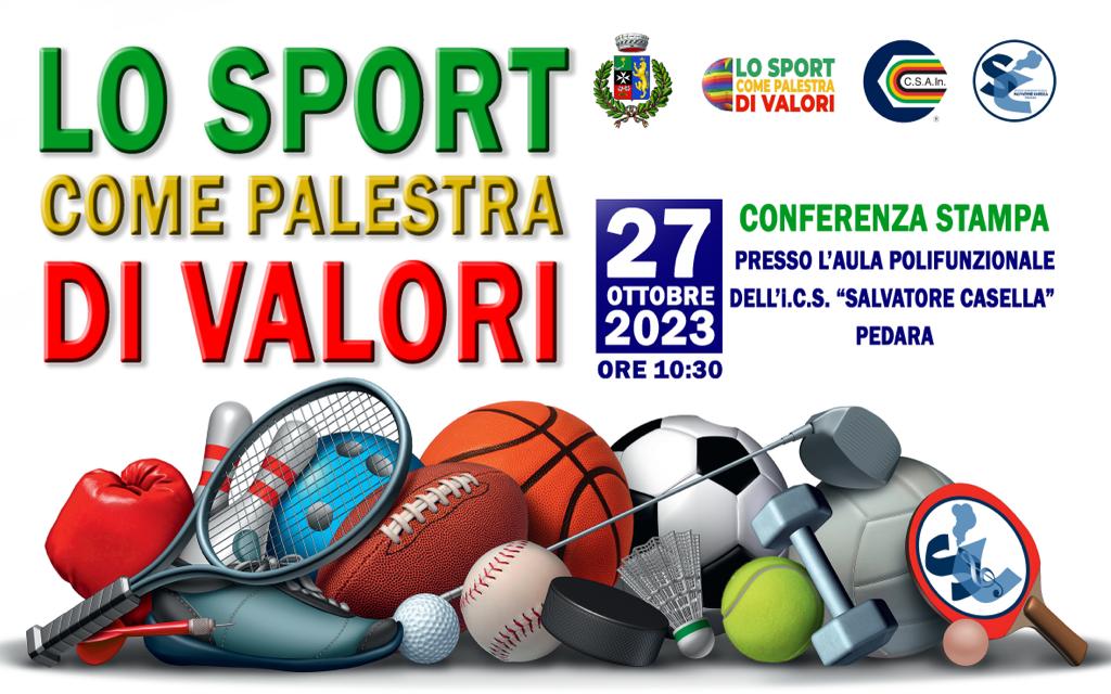 Presentazione a Pedara del progetto “Lo sport come palestra di valori”