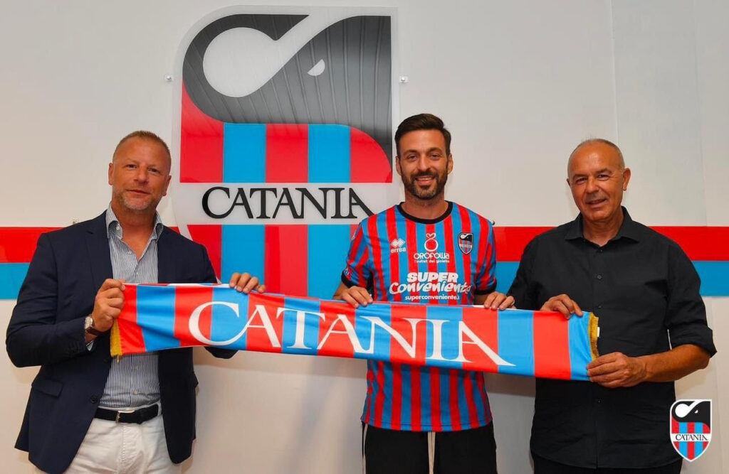 Nuovi colpi di mercato del Catania, firmano Di Carmine, Quaini e Dubickas