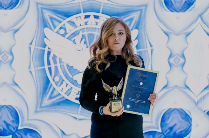Melinda Miceli vince il Premio New Sky Award del Kazakistan 