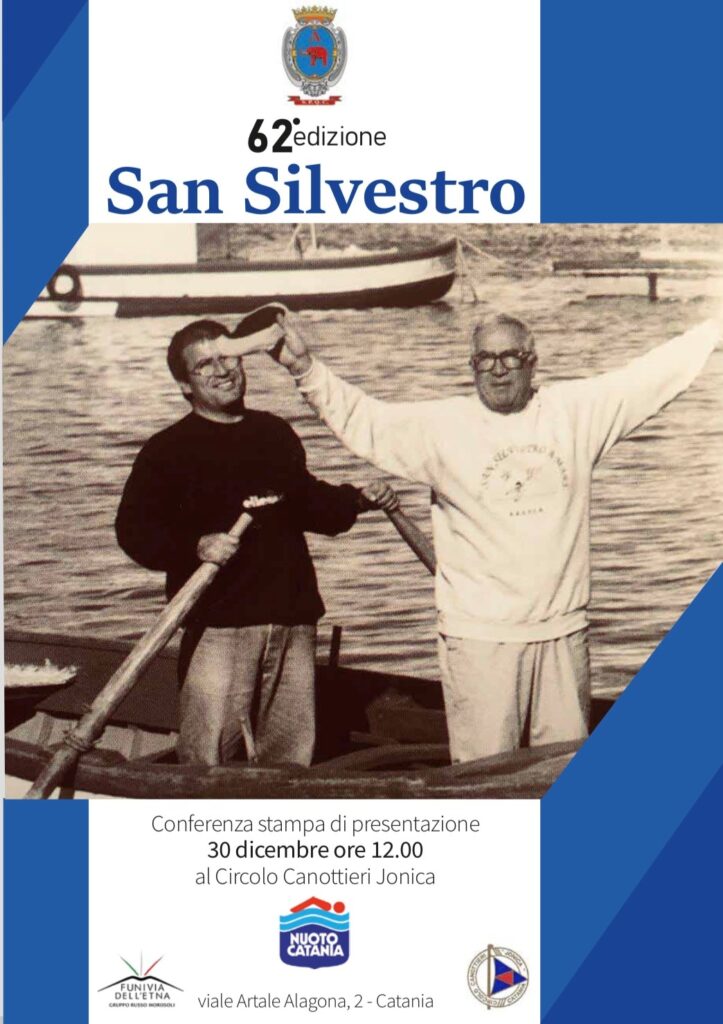 Sabato 30, al Circolo Canottieri Jonica, la presentazione della 62esima San Silvestro a mare