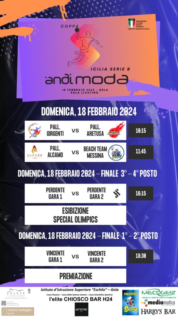 Presentazione della Coppa Sicilia serie B Maschile Drago 2023-2024