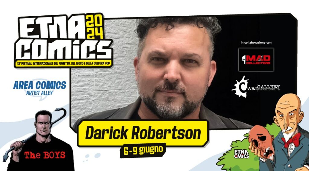 Darick W. Robertson, dagli States a Etna Comics 2024