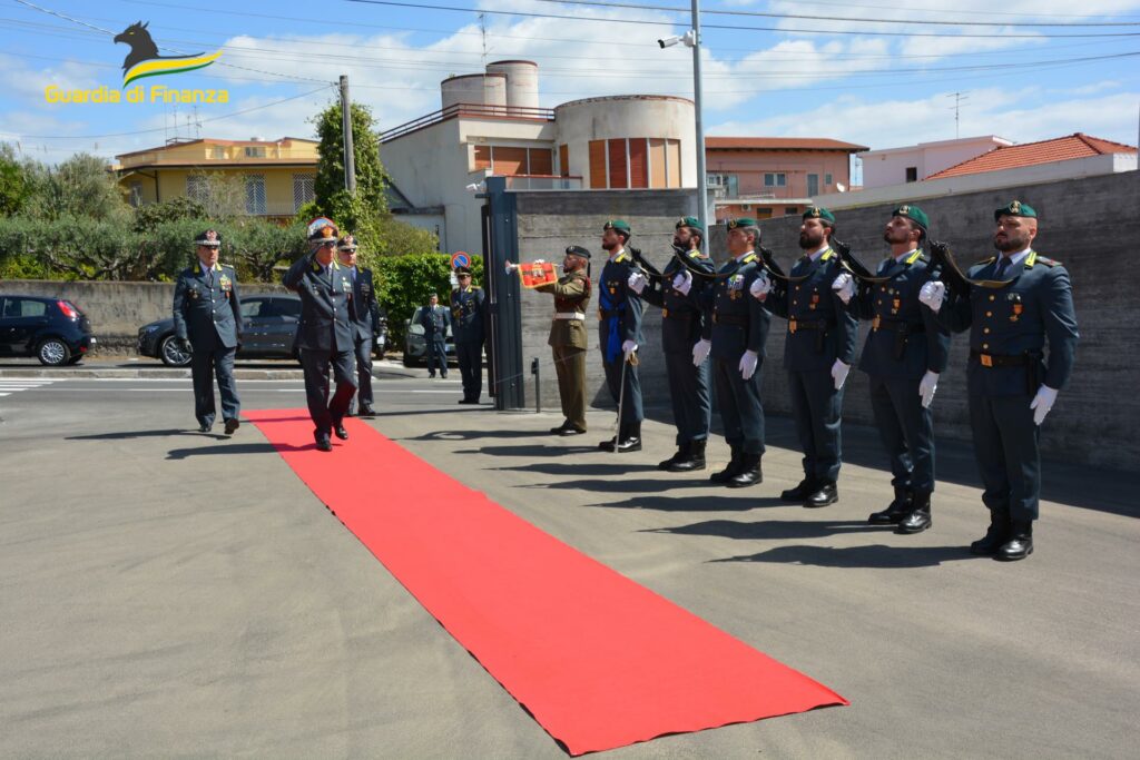 Inaugurazione della nuova sede del nucleo di Polizia economico-finanziaria di Catania