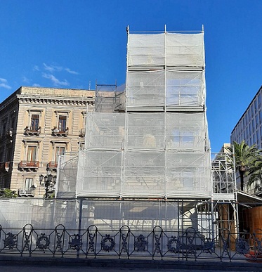 Riprende vita il monumento a Vincenzo Bellini in piazza Stesicoro, a Catania