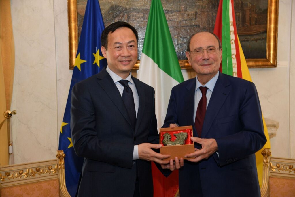 A Palazzo d’Orléans il presidente Schifani riceve l’ambasciatore del Vietnam