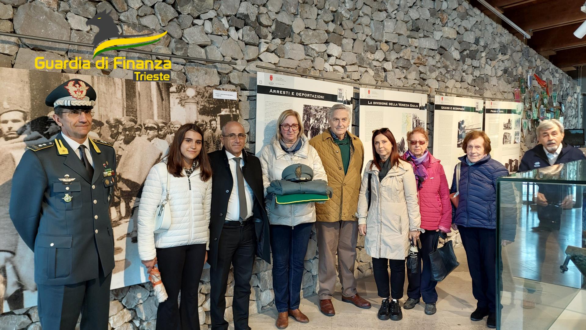 Commemorati a Basovizza i 97 finanzieri della Caserma “Campo Marzio” di Trieste