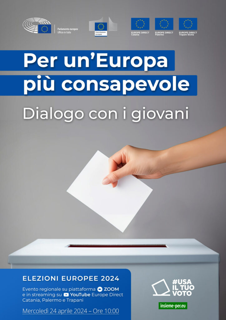 Europe Direct in Sicilia: studenti delle scuole di Catania, Palermo, Trapani e Licata hanno dialogato con gli europarlamentari e le istituzioni europee in vista delle elezioni di giugno